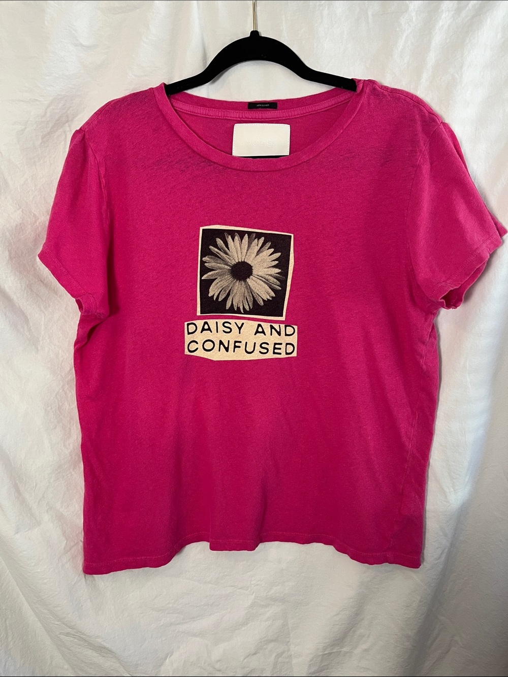 MOTHER The Lil Sinful Daisy and Confused T-Shirt Size XL